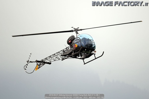 2019-09-07 Zeltweg Airpower 00566 Flying Bulls Bell 47 G-3B-1